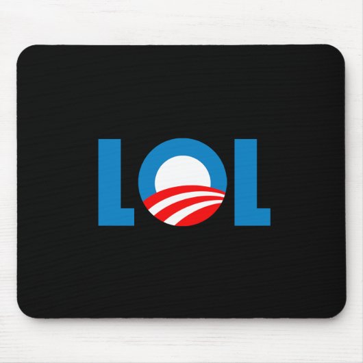 Tapis De Souris Anti-Obama - LOL (Devant)