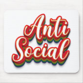 Tapis De Souris Anti-social (Devant)
