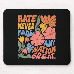 Tapis De Souris Anti Trump Floral Democratique Président libéral