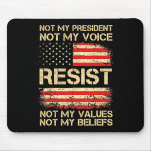 Tapis De Souris Anti-Trump ne résiste pas à mon président America