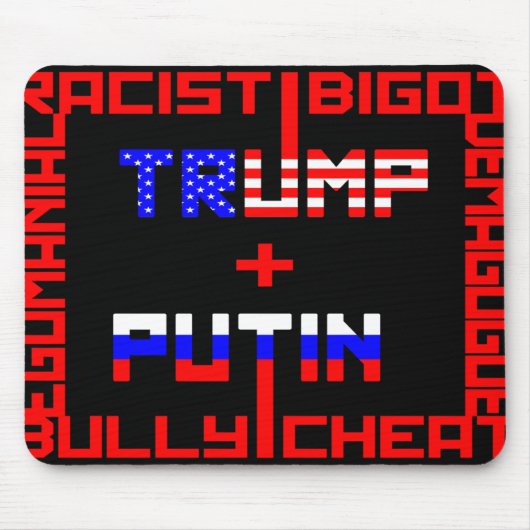 Tapis De Souris Anti Trump+Poutine (Devant)