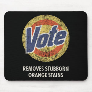Tapis De Souris Anti-Trump Vote Lessive Détergent Drôle Vintage