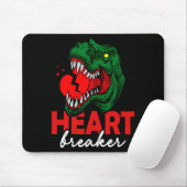 Tapis De Souris Anti Valentines Day Single Heart Breaker T Rex Di (Avec souris)