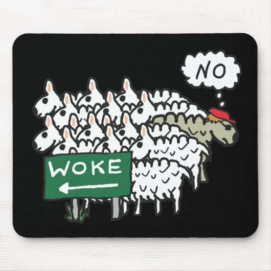 Tapis De Souris Anti Woke (Devant)