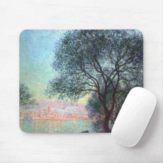 Tapis De Souris Antibes le matin par Claude Monet (Avec souris)