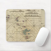 Tapis De Souris Antilles, îles Charibbee (Avec souris)