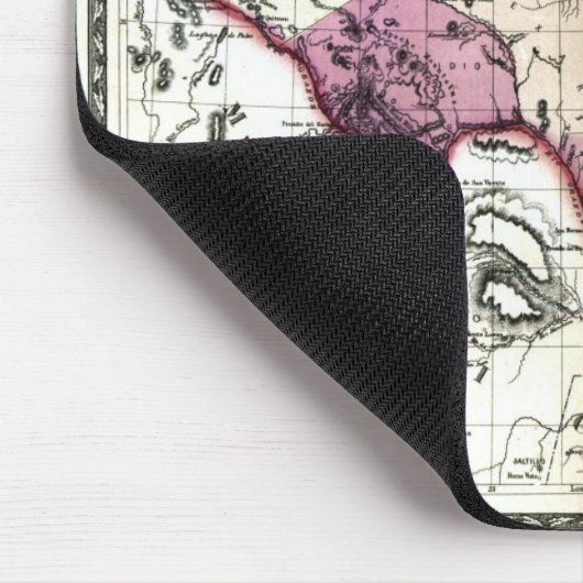 Tapis De Souris Antiquarian Map of Texas by Schönberg & Co. (Coin)