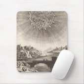 Tapis De Souris Antique Astronomy Sky avec Soleil par Allain Malle (Avec souris)