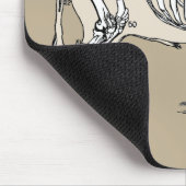 Tapis De Souris Antique Cow Skeleton Bones (Coin)