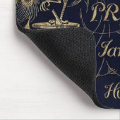 Tapis De Souris Antique Fierté et Préjugés Peacock Edition Couvert (Coin)