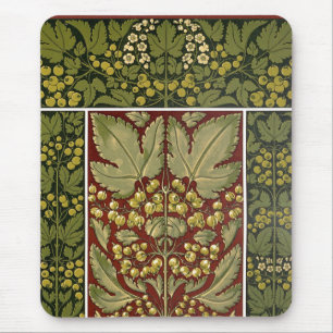 Tapis De Souris Antique Motif feuille Mousepad