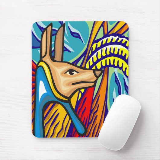 Tapis De Souris Anubis Mousepad égyptien (Avec souris)