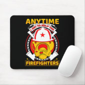 Tapis De Souris Anytime I Get To Help Fireman Gift Proud Firefight (Avec souris)