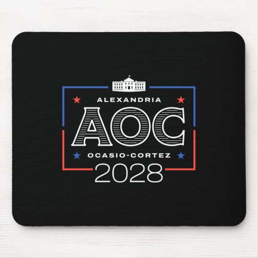 Tapis De Souris Aoc 2028 Maison Blanche Longue Manche (Devant)