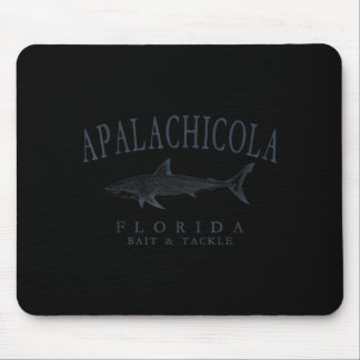 Tapis De Souris Apalachicola floride requin rétro ardoise art pêch