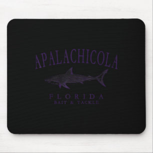 Tapis De Souris Apalachicola floride requin vintage prune art
