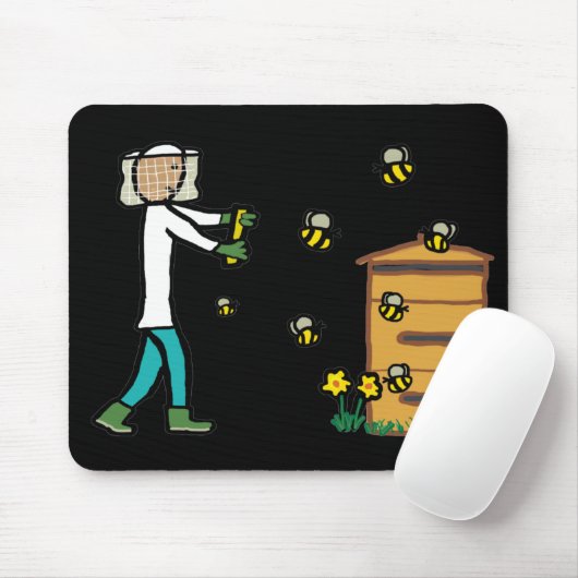 Tapis De Souris Apiculture (Avec souris)