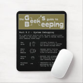 Tapis De Souris Apiculture geek (débogage) - Mousepad (Avec souris)