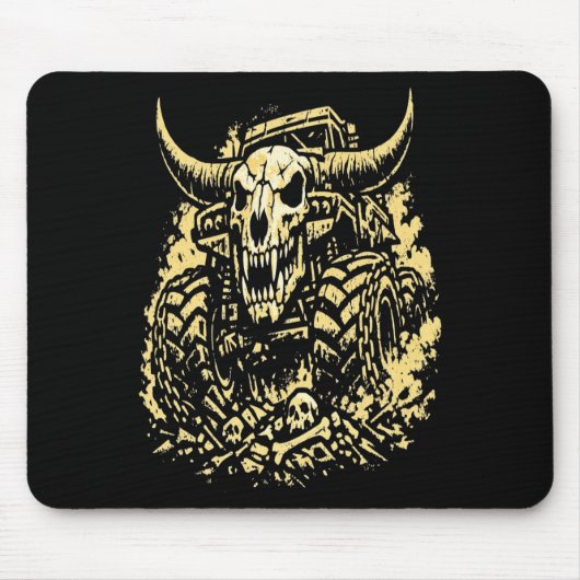 Tapis De Souris Apocalypse Bone Crusher Monster Truck  (Devant)