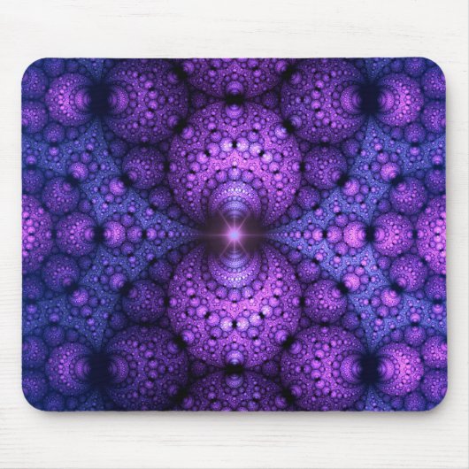 Tapis De Souris Apophyse fractale - Fusion d'atomes (Devant)