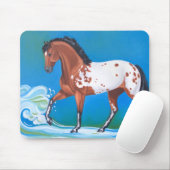 Tapis De Souris Appaloosa d'éclaboussure (Avec souris)