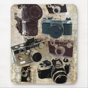 Tapis De Souris appareil-photo affligé de photographie de