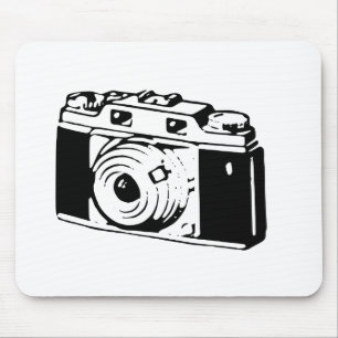 Tapis De Souris Appareil photo ancien