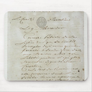 Tapis De Souris Appel de Maximilien de Robespierre