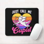 Tapis De Souris Appelez-Moi Simplement Cupidon Saint-Valentin Flèc (Avec souris)