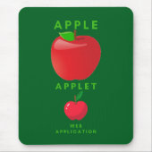 Tapis De Souris Apple and Applet Small Application (Devant)