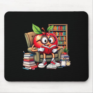 Tapis De Souris Apple Lecteur de Livres Professeur Amoureux 100 Jo