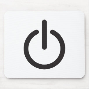 Tapis De Souris Apple Mac Power button