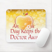 Tapis De Souris Apple par jour (Avec souris)