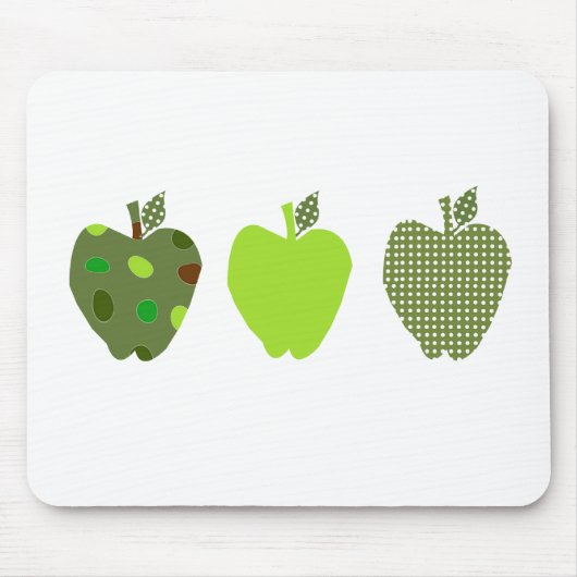 Tapis De Souris Apple vert (Devant)