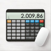 Tapis De Souris Application de calculatrice de poche (Avec souris)