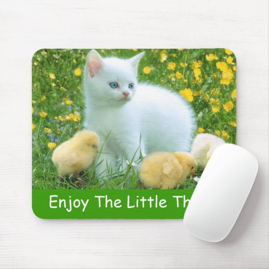 Tapis De Souris Appréciez les petites choses (Avec souris)