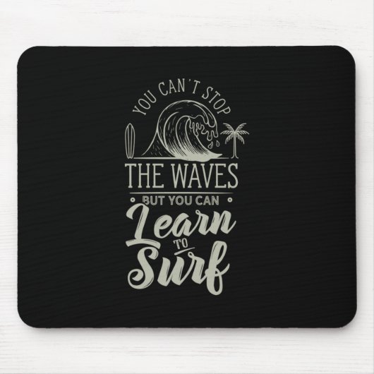Tapis De Souris Apprendre Au Surf (Devant)