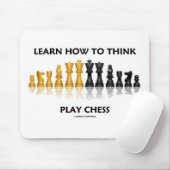 Tapis De Souris Apprenez comment penser des échecs de jeu (Avec souris)