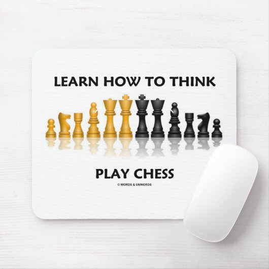 Tapis De Souris Apprenez comment penser des échecs de jeu (Avec souris)