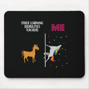 Tapis De Souris Apprentissage Handicap Enseignant Unicorn Autres V