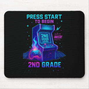 Tapis De Souris Appuyez sur Start 2e année Joueur Enfants Niveau S