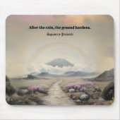 Tapis De Souris Après la pluie (aquarelle japonaise paysage art) (Devant)