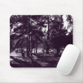 Tapis De Souris Après-midi dans le parc (Purple Toned BW) (Avec souris)