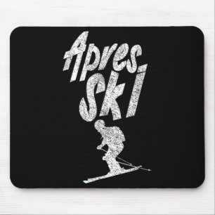 Tapis De Souris Apres Ski Party Squad Crew Skiing Bière Skier Skie