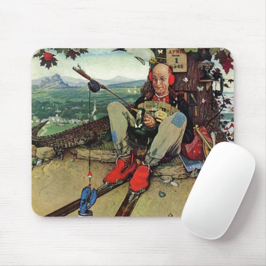 Tapis De Souris April Fool, 1945 (Avec souris)