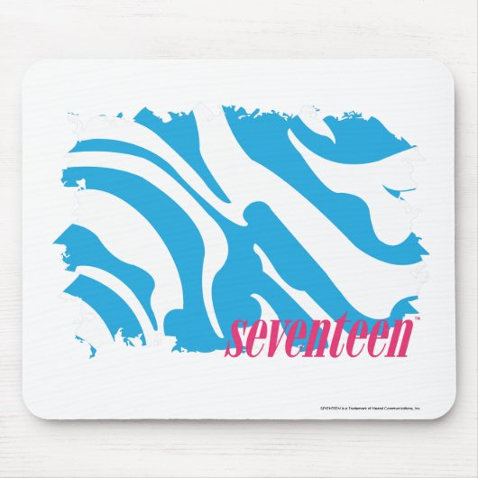 Tapis De Souris Aqua 4 de zèbre (Devant)