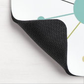 Tapis De Souris Aqua Bleu Jaune Âge Atomique Débute au milieu du s (Coin)