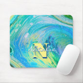 Tapis De Souris Aqua Blue Acrylic (Avec souris)