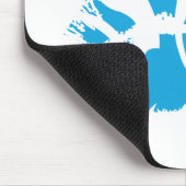 Tapis De Souris Aqua de zèbre (Coin)