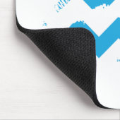 Tapis De Souris Aqua de zigzag (Coin)